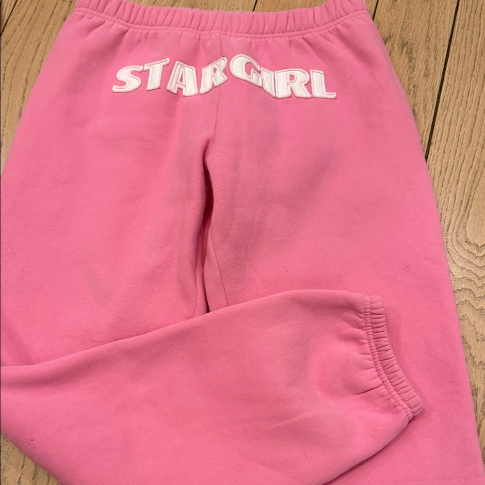 Pink 'Star Girl' Sweatpants